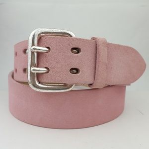 EXPRESS real suede pink jean belt